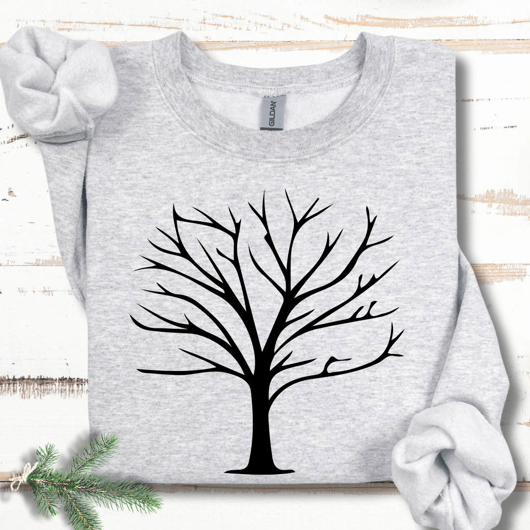 Winter Tree Silhouette Sweatshirt