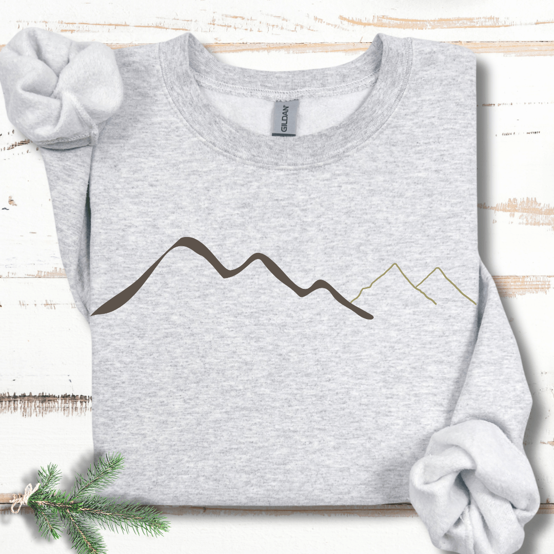 Minimalist Mountain Wisps Sweatshirt