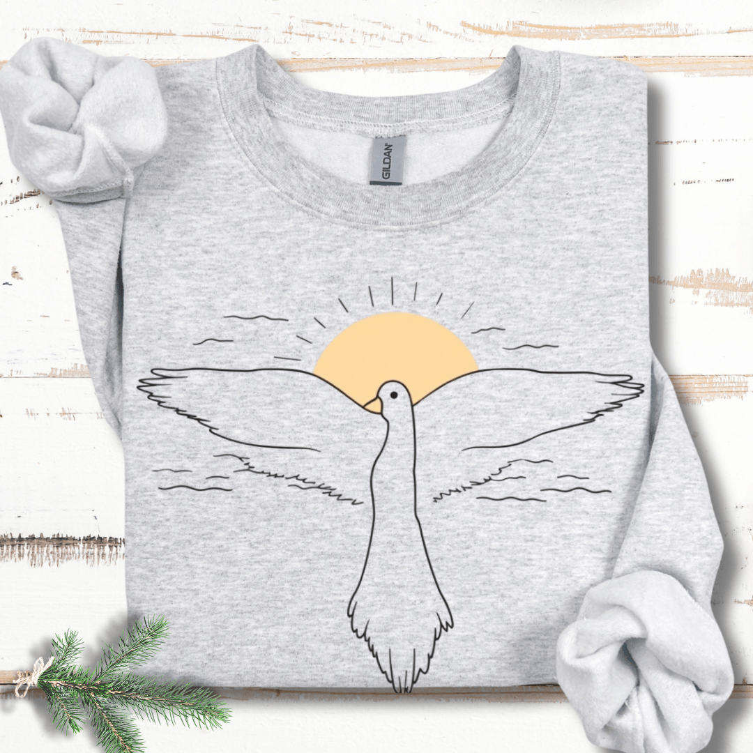 Line Art Bird in Flight Sweatshirt