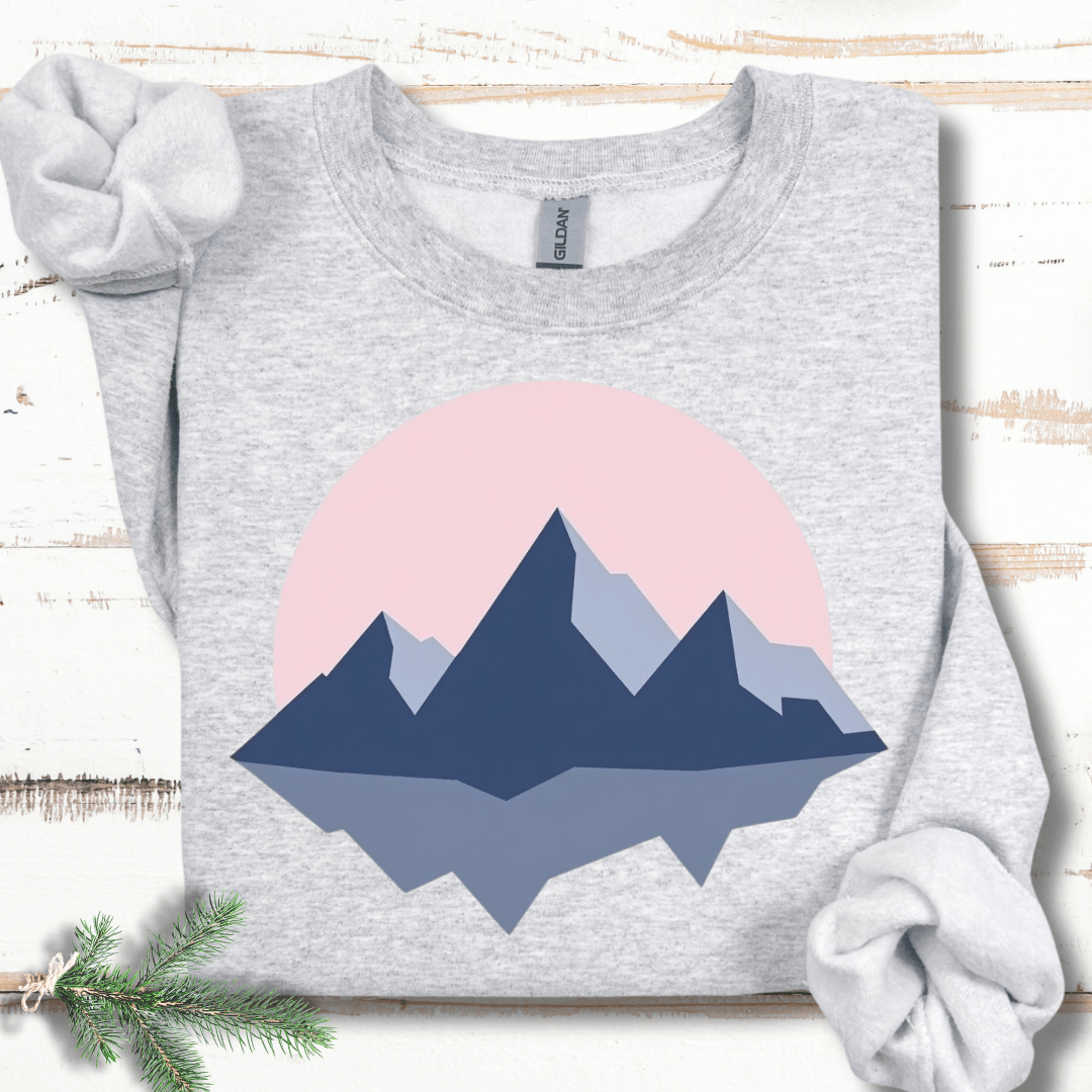 Pastel Mountain Sunrise Sweatshirt