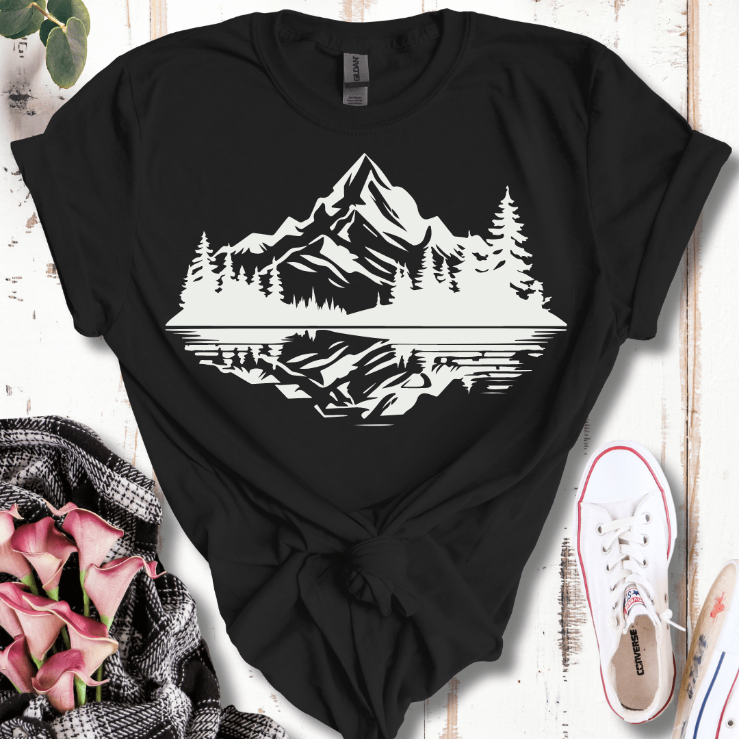 Mountain Mirror Silhouette T-Shirt