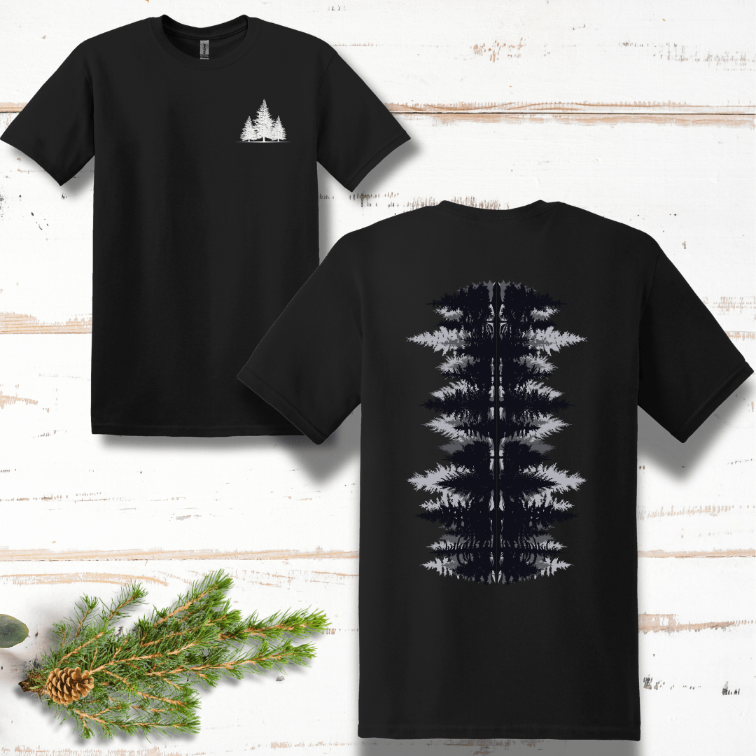 Pine Forest Back Design T-Shirt