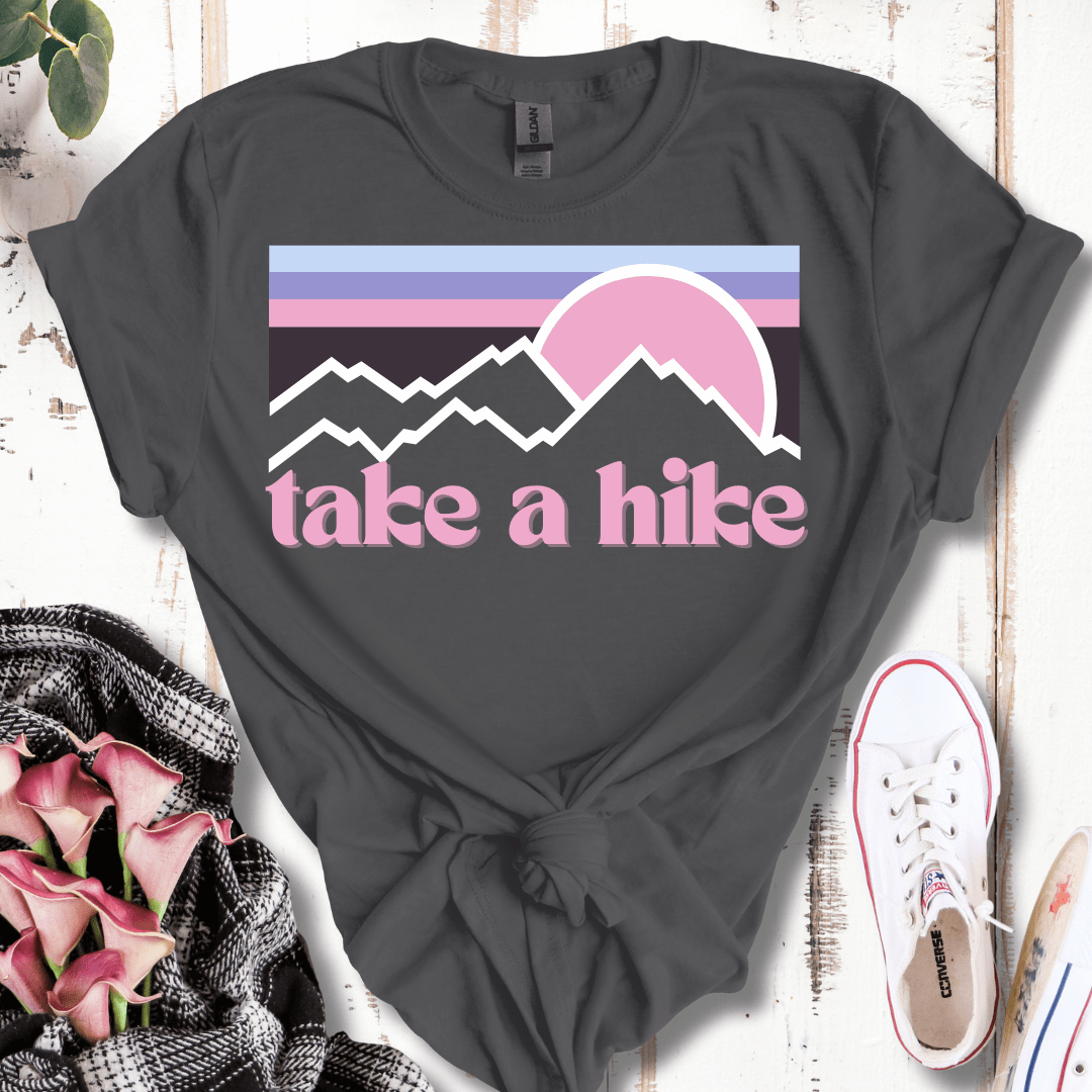 Pastel Retro Take a Hike T-Shirt