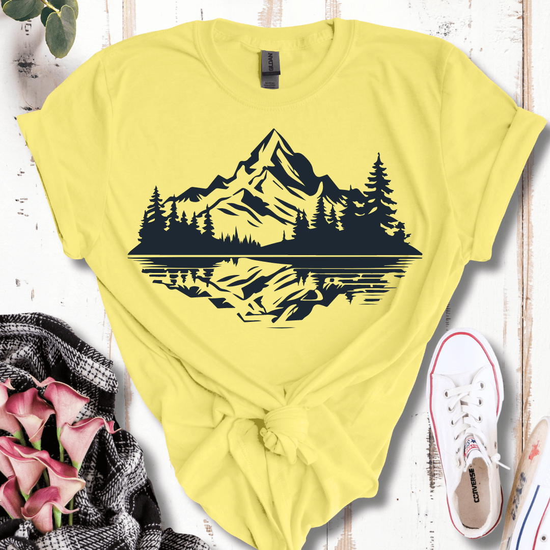 Mountain Mirror Silhouette T-Shirt