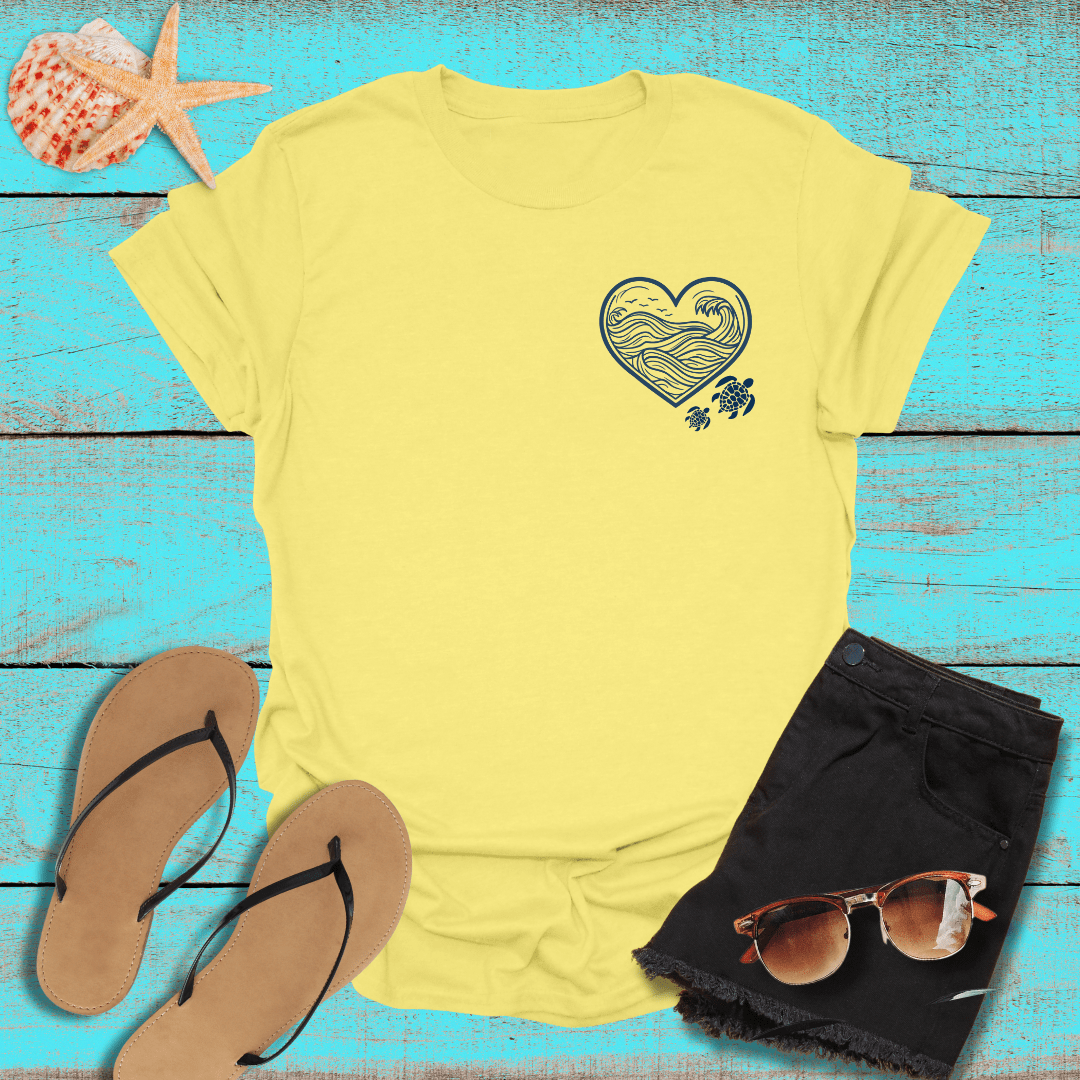 Pocket Ocean Heart T-Shirt