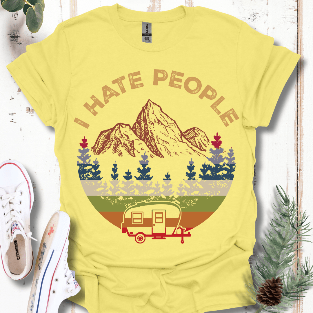 I Hate People Camper T-Shirt