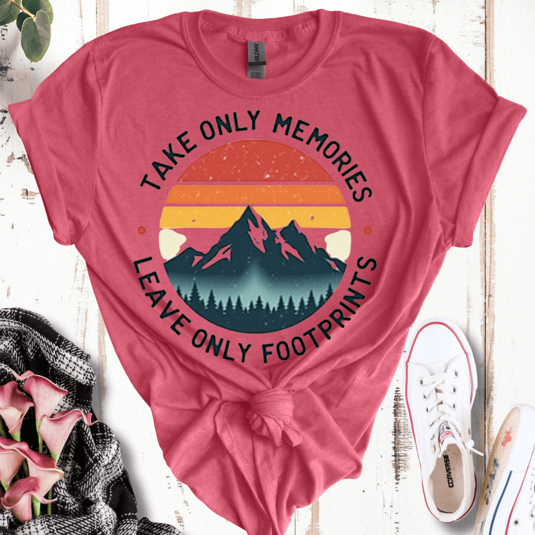 Take Only Memories Leave Only Footprints T-Shirt