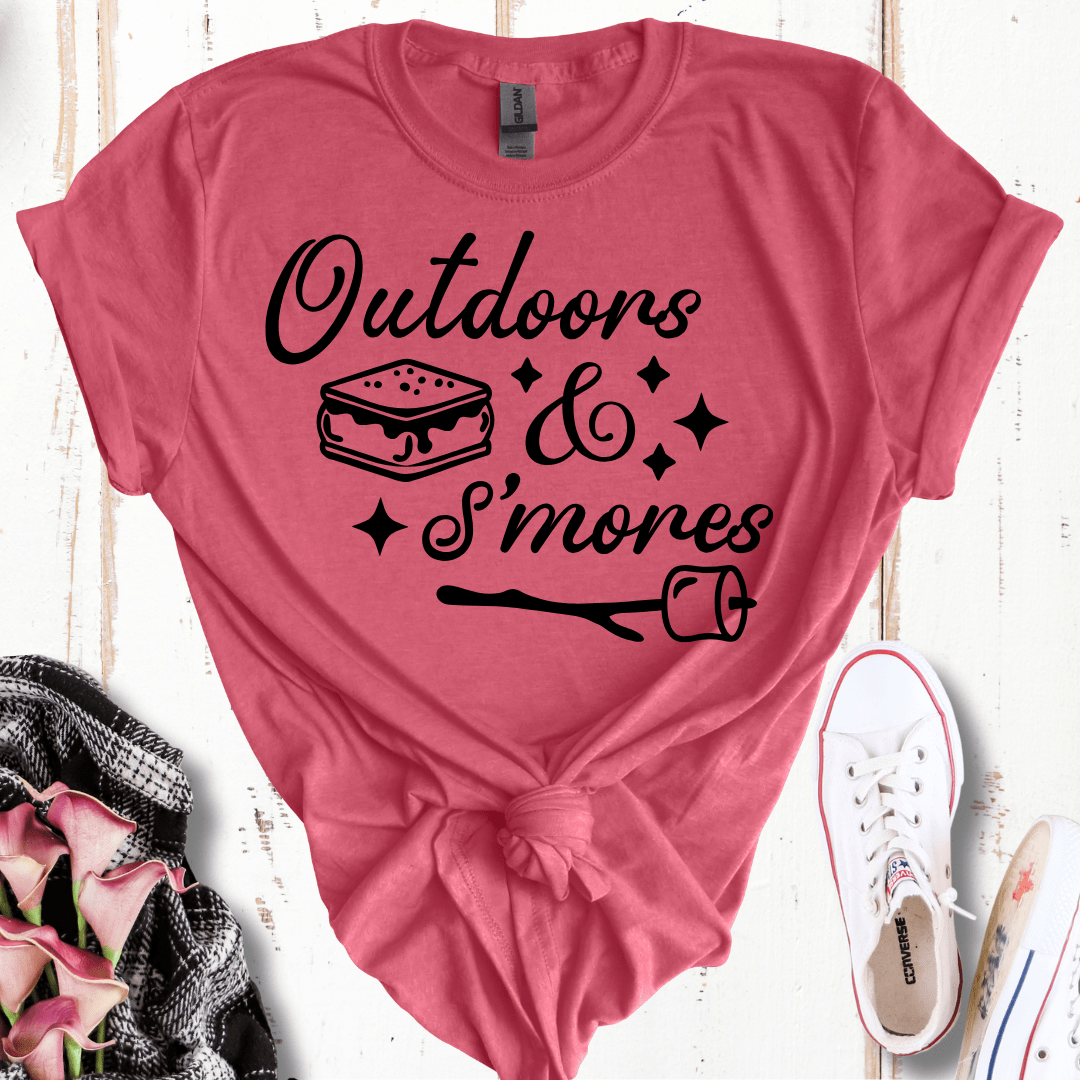 Outdoors & S'mores T-Shirt