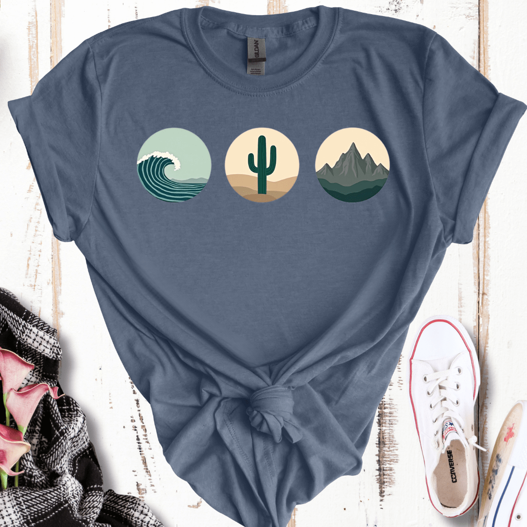 Sea Desert Mountain T-Shirt