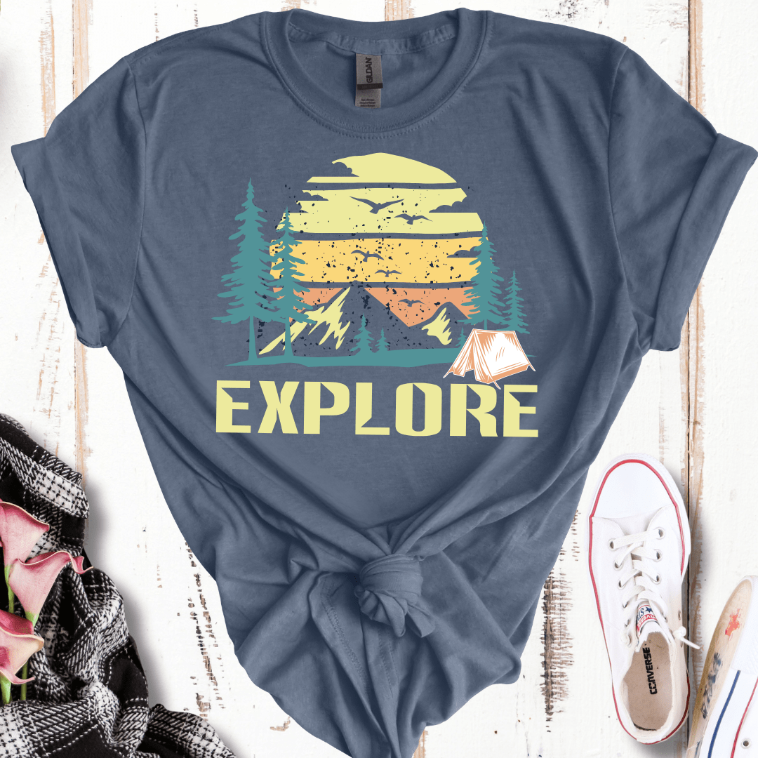 Pastel Distressed Explore T-Shirt