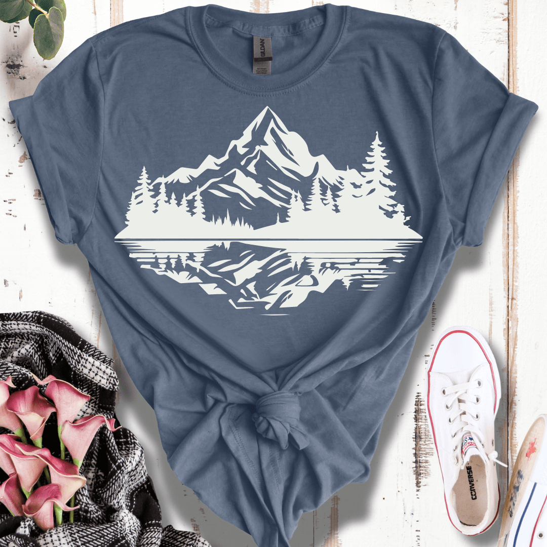 Mountain Mirror Silhouette T-Shirt