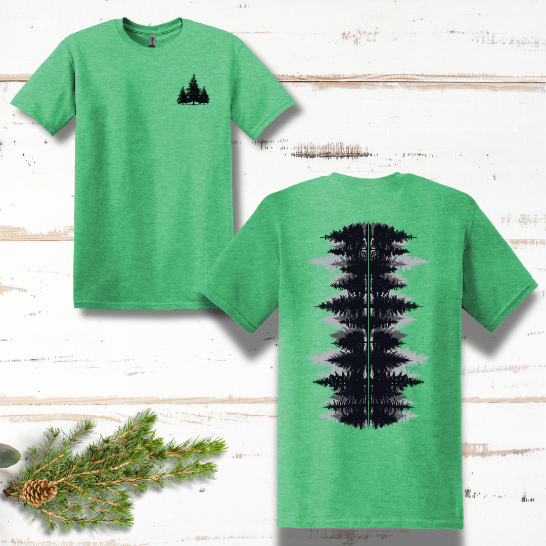 Pine Forest Back Design T-Shirt