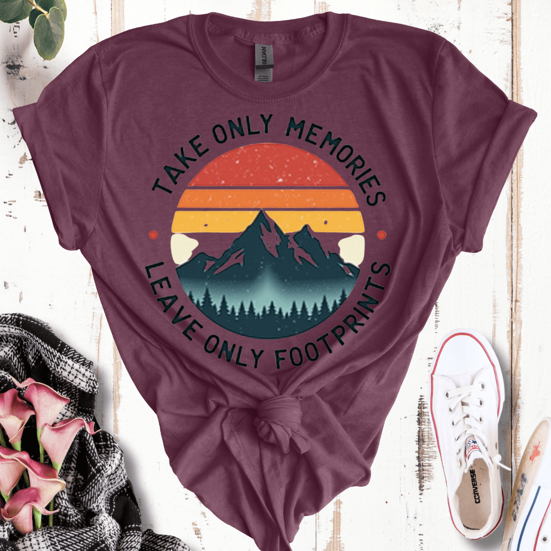 Take Only Memories Leave Only Footprints T-Shirt