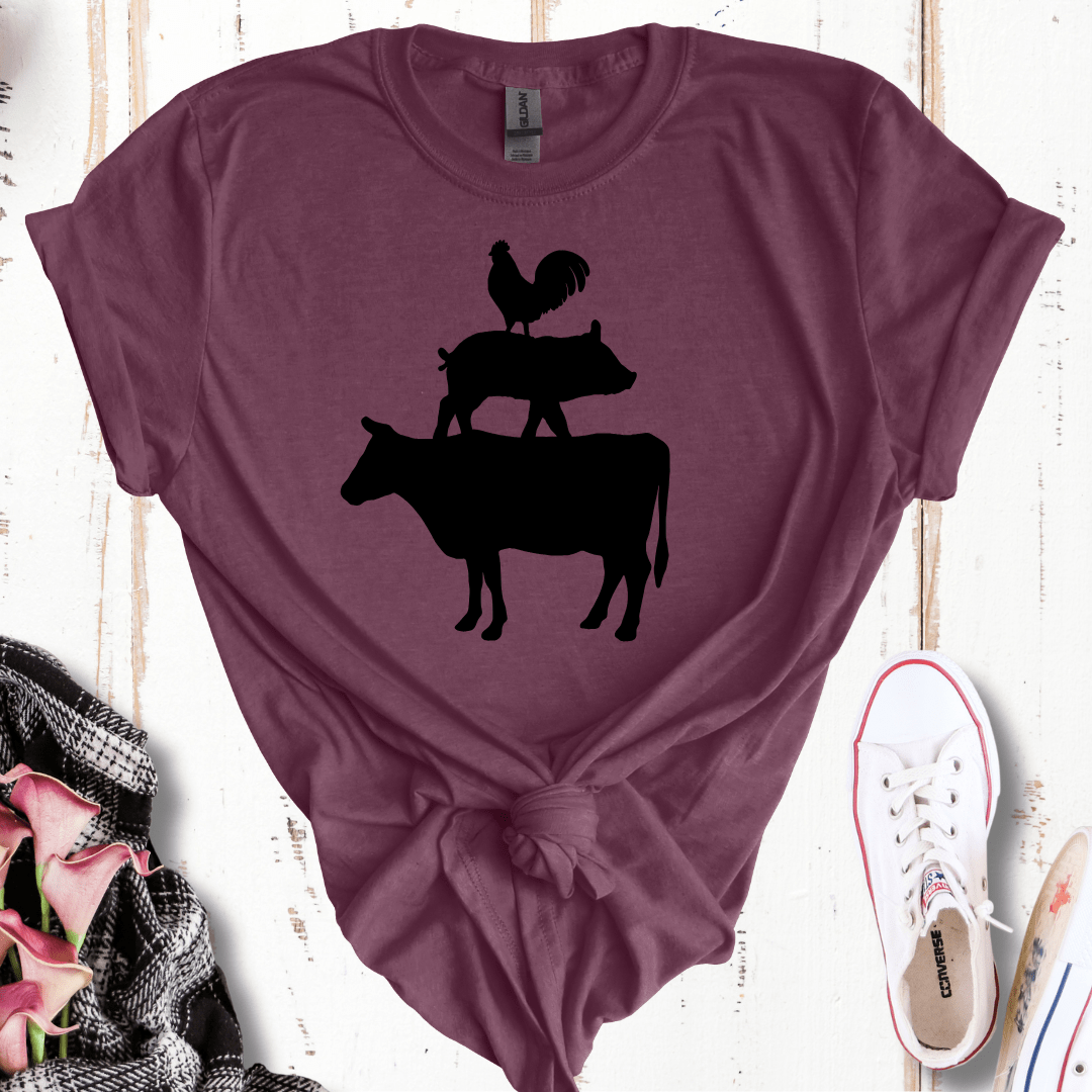 Farm Animal Silhouette T-Shirt