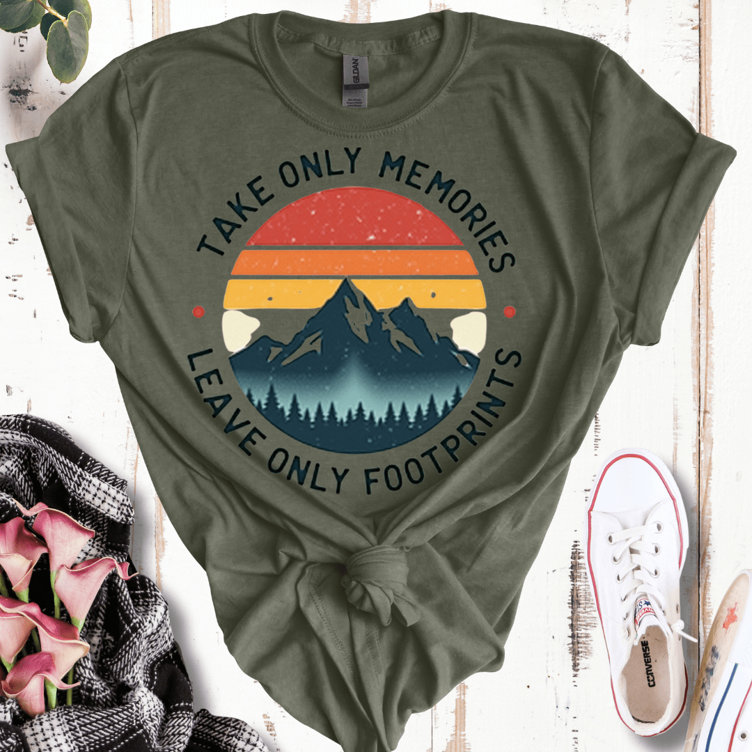 Take Only Memories Leave Only Footprints T-Shirt