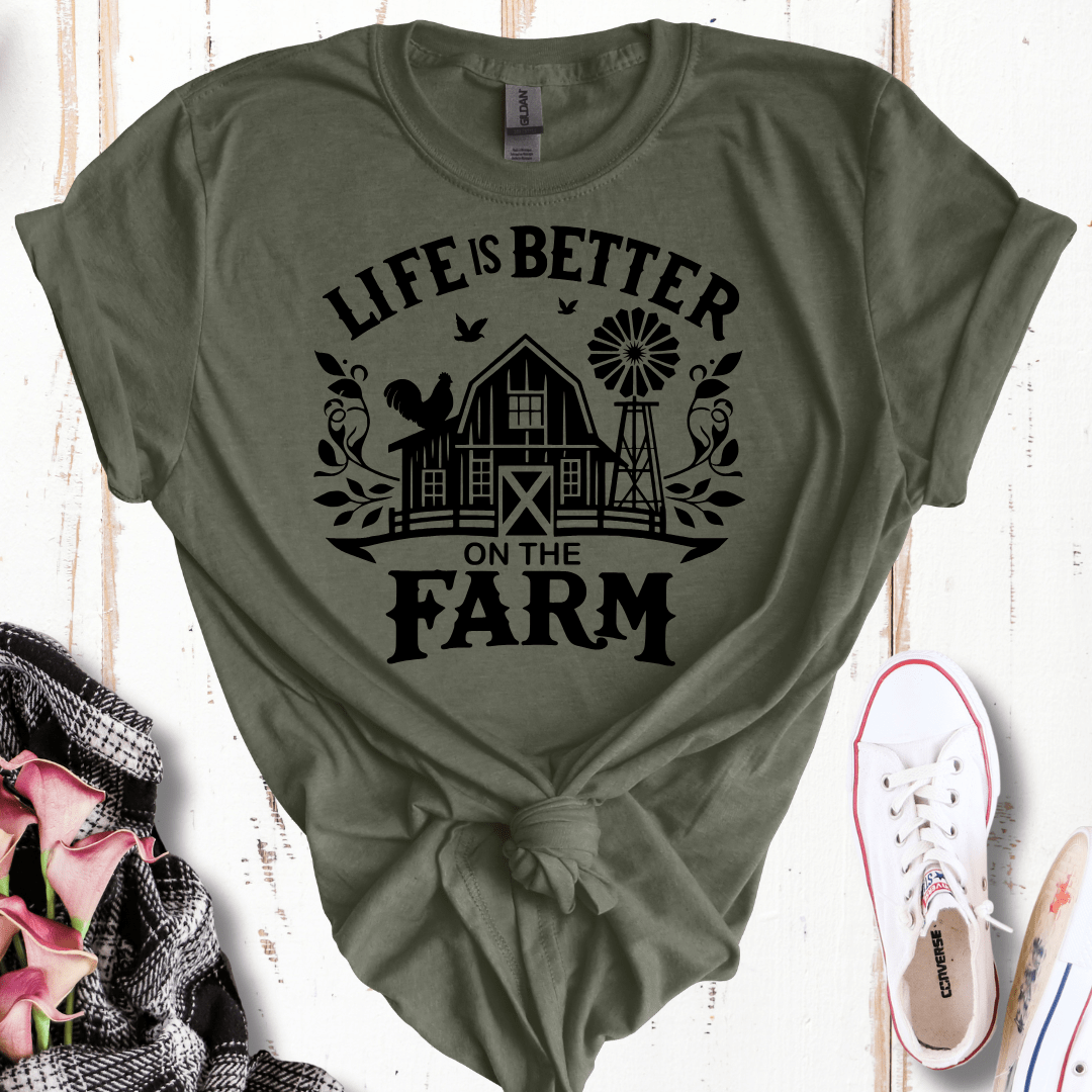 Life is Better on the Farm  T-Shirt