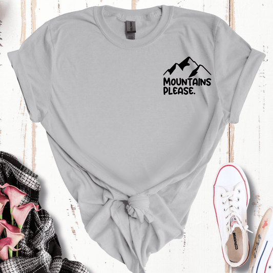 Pocket Mountains Please T-Shirt