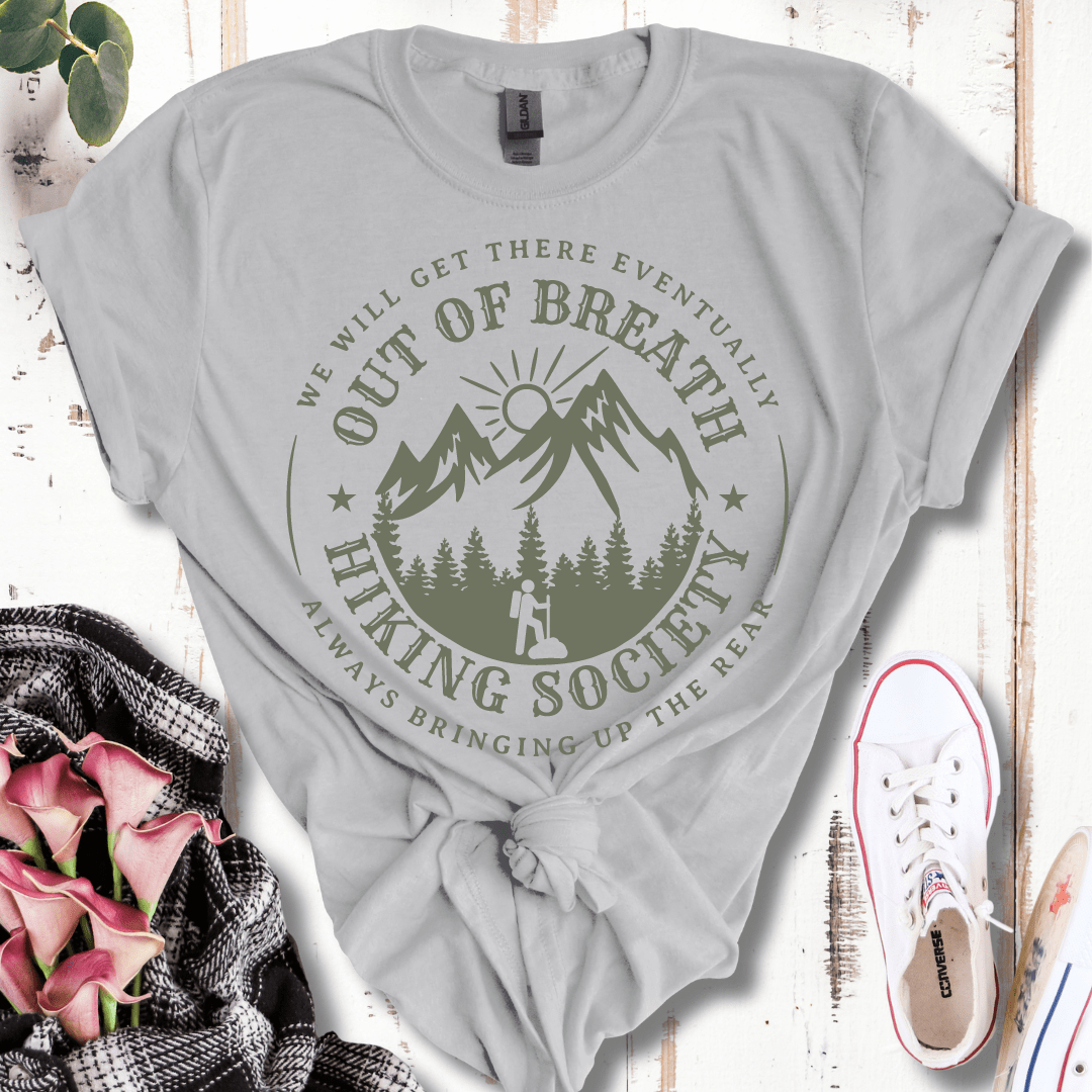 Out of Breath Hiking Club, Bringing Up the Rear T- Shirt