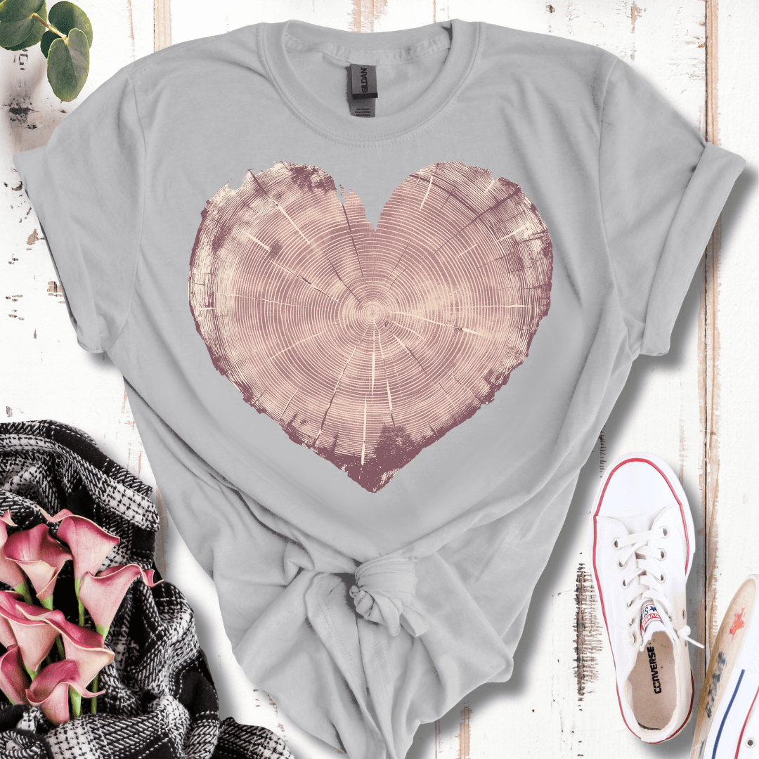 Tree Trunk Heart T-Shirt