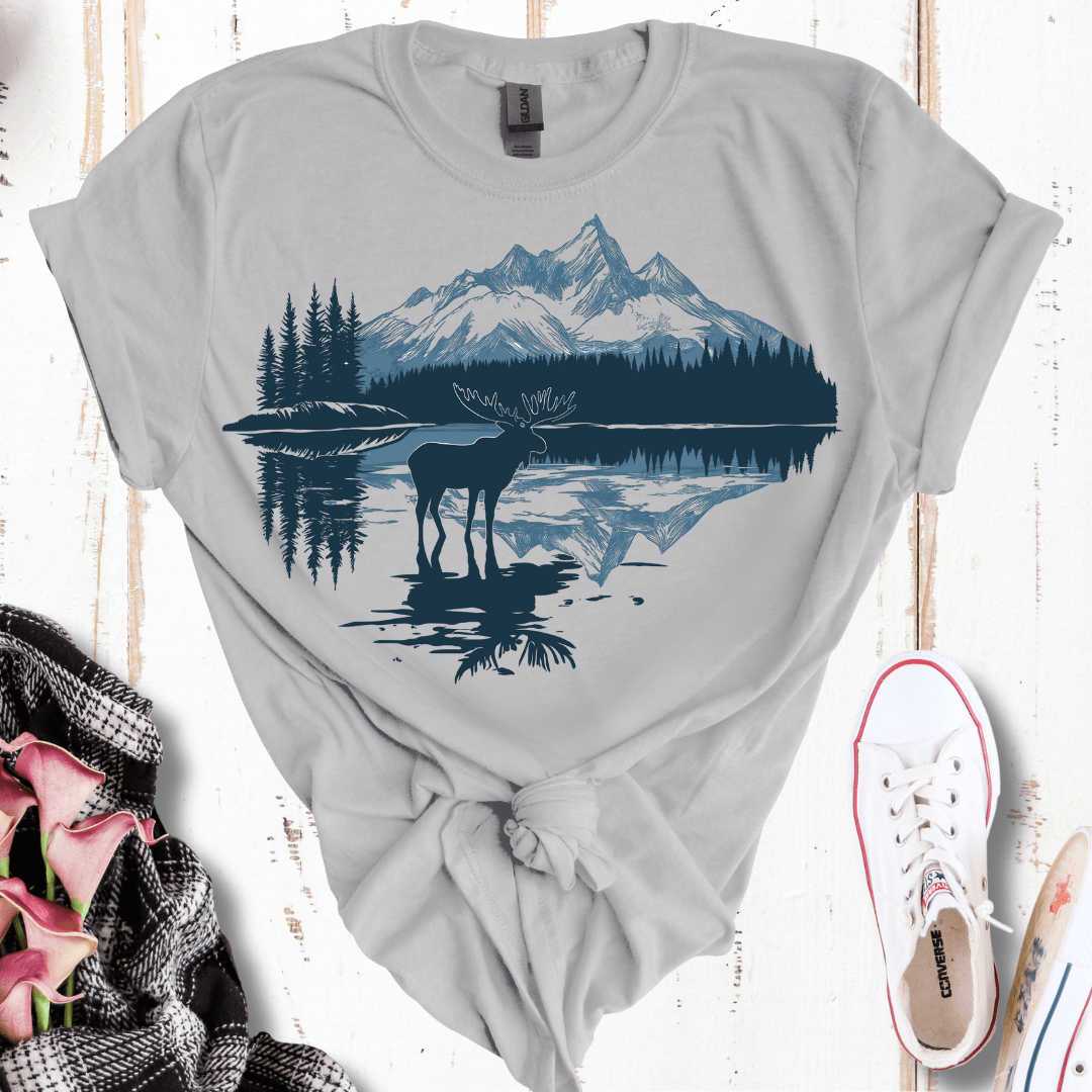 Moose Glass Lake T-Shirt