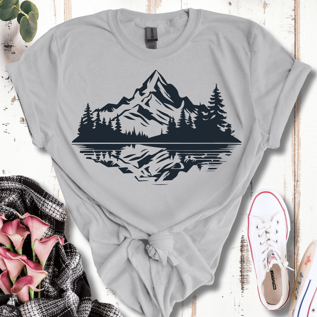 Mountain Mirror Silhouette T-Shirt