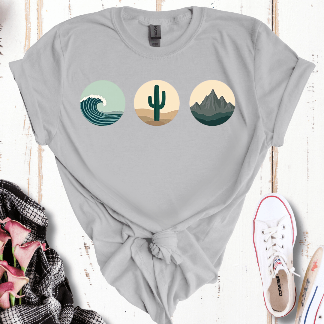 Sea Desert Mountain T-Shirt