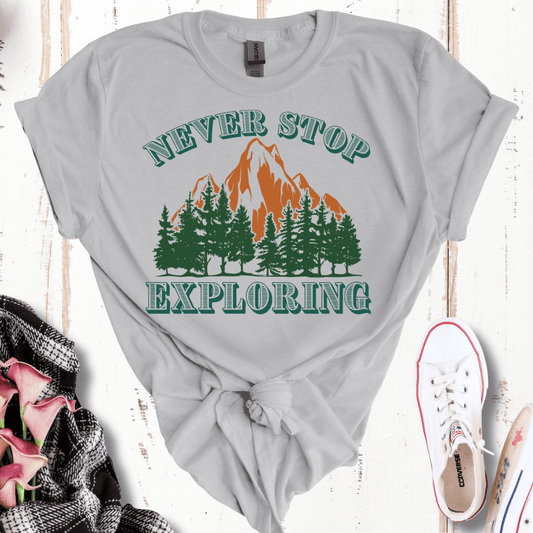 Never Stop Exploring T-Shirt