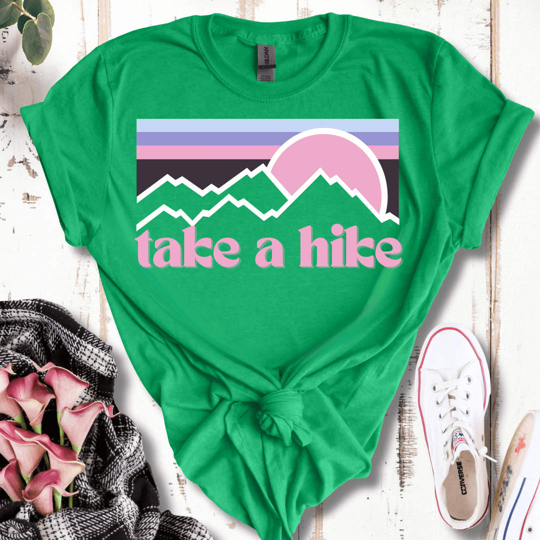 Pastel Retro Take a Hike T-Shirt