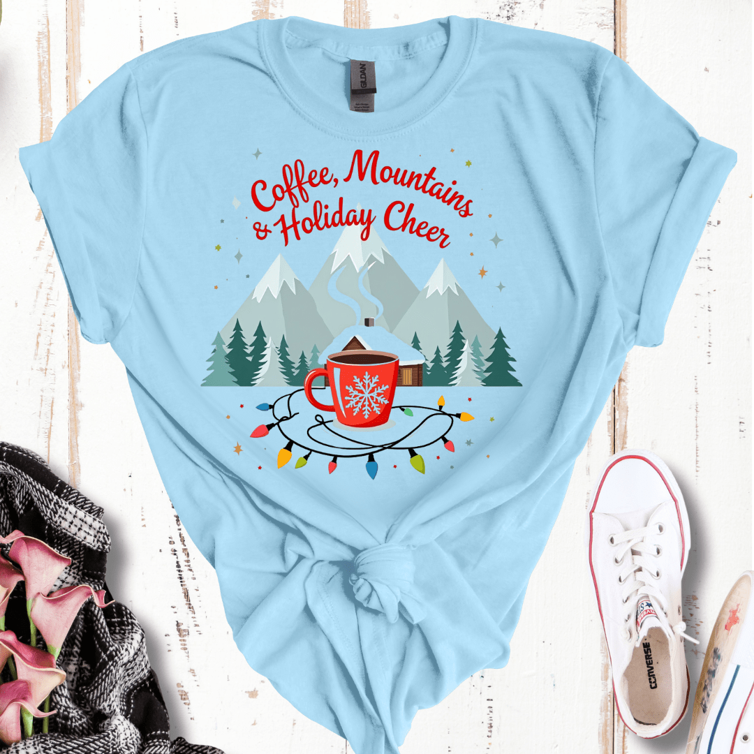 Coffee Mountains and Holiday Cheer T-Shirt