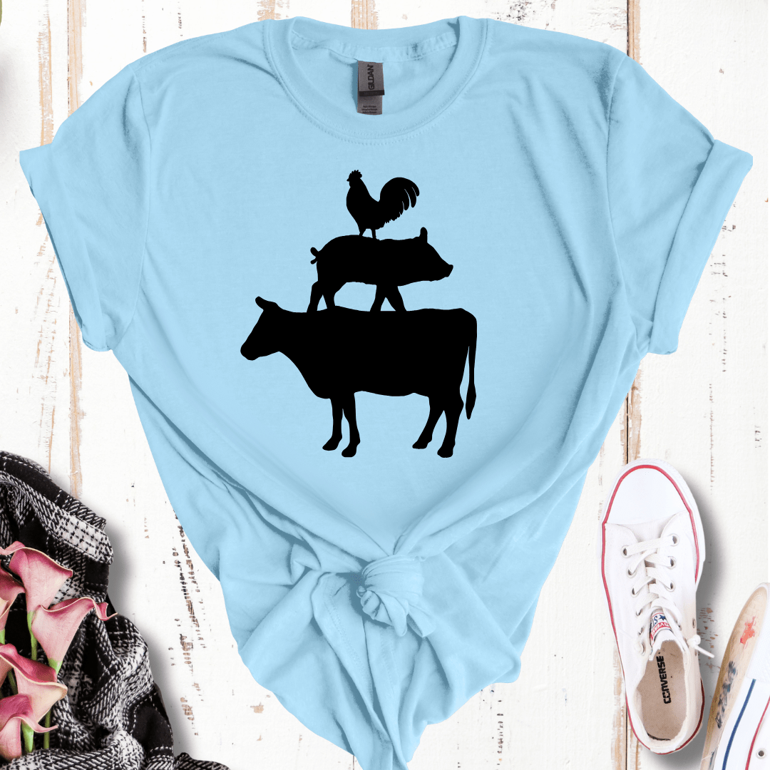 Farm Animal Silhouette T-Shirt