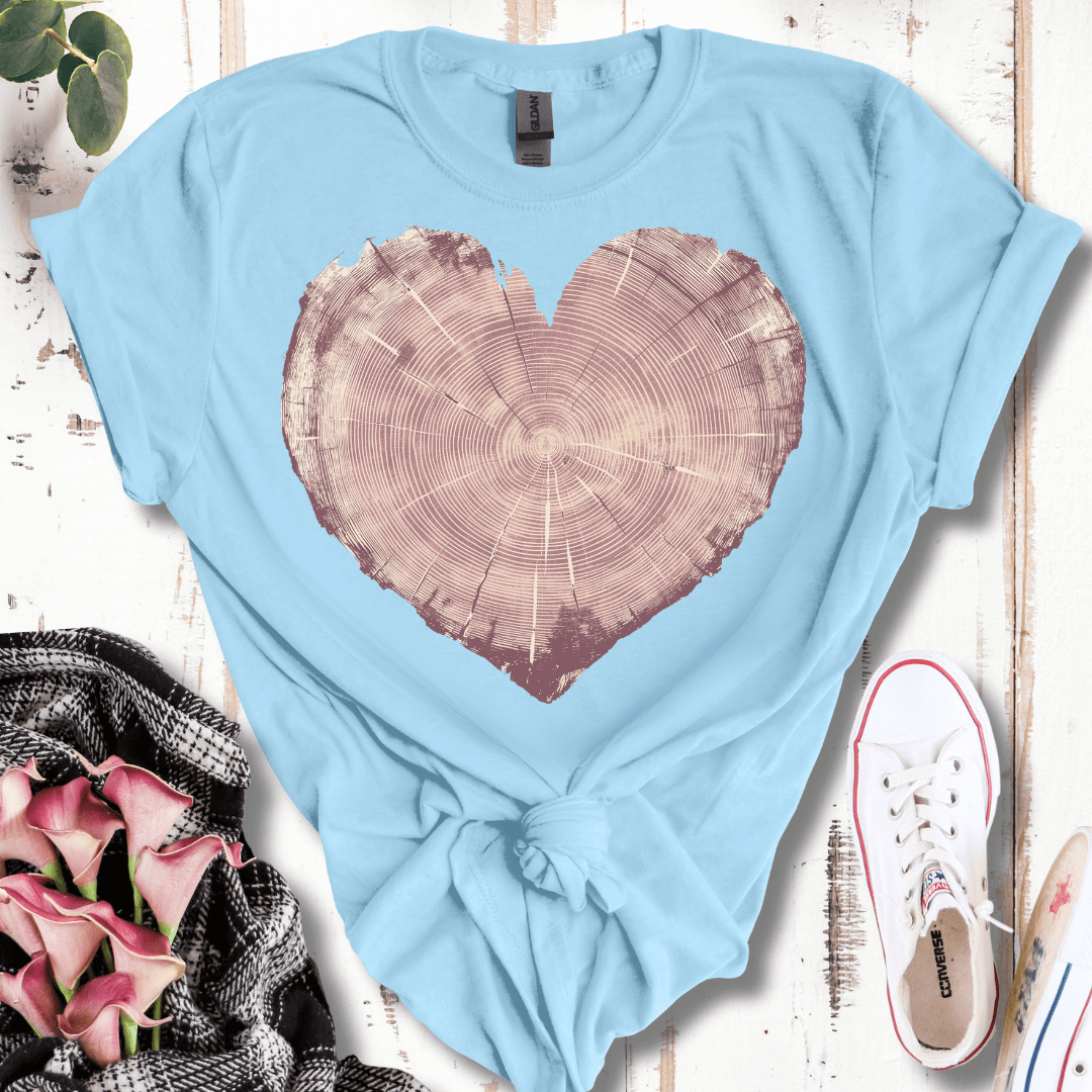 Tree Trunk Heart T-Shirt