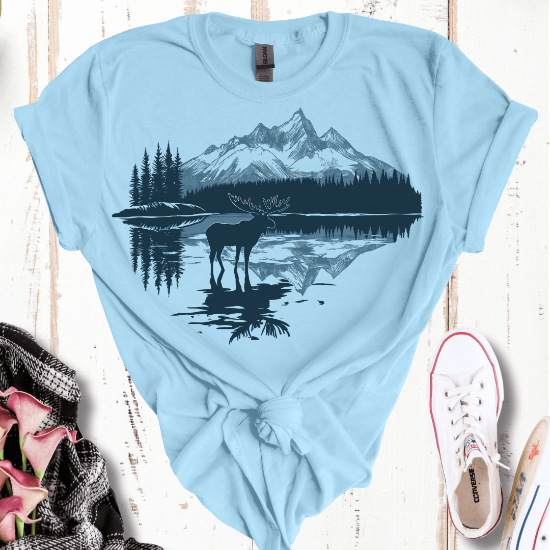 Moose Glass Lake T-Shirt