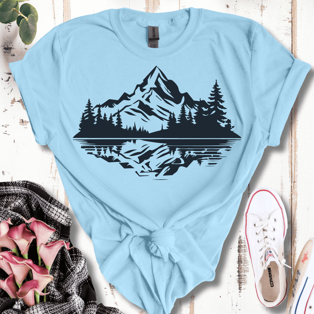 Mountain Mirror Silhouette T-Shirt