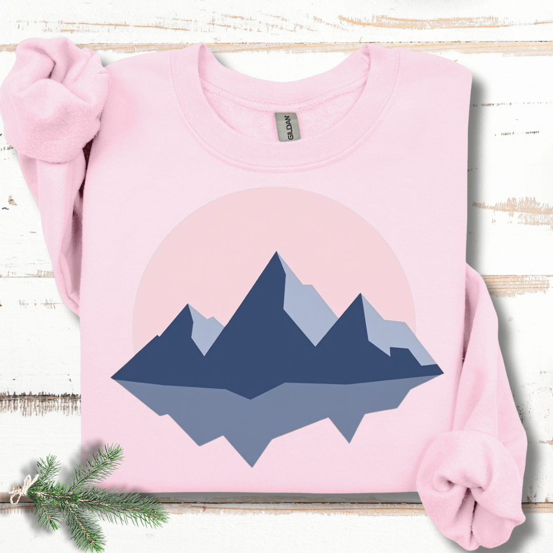 Pastel Mountain Sunrise Sweatshirt