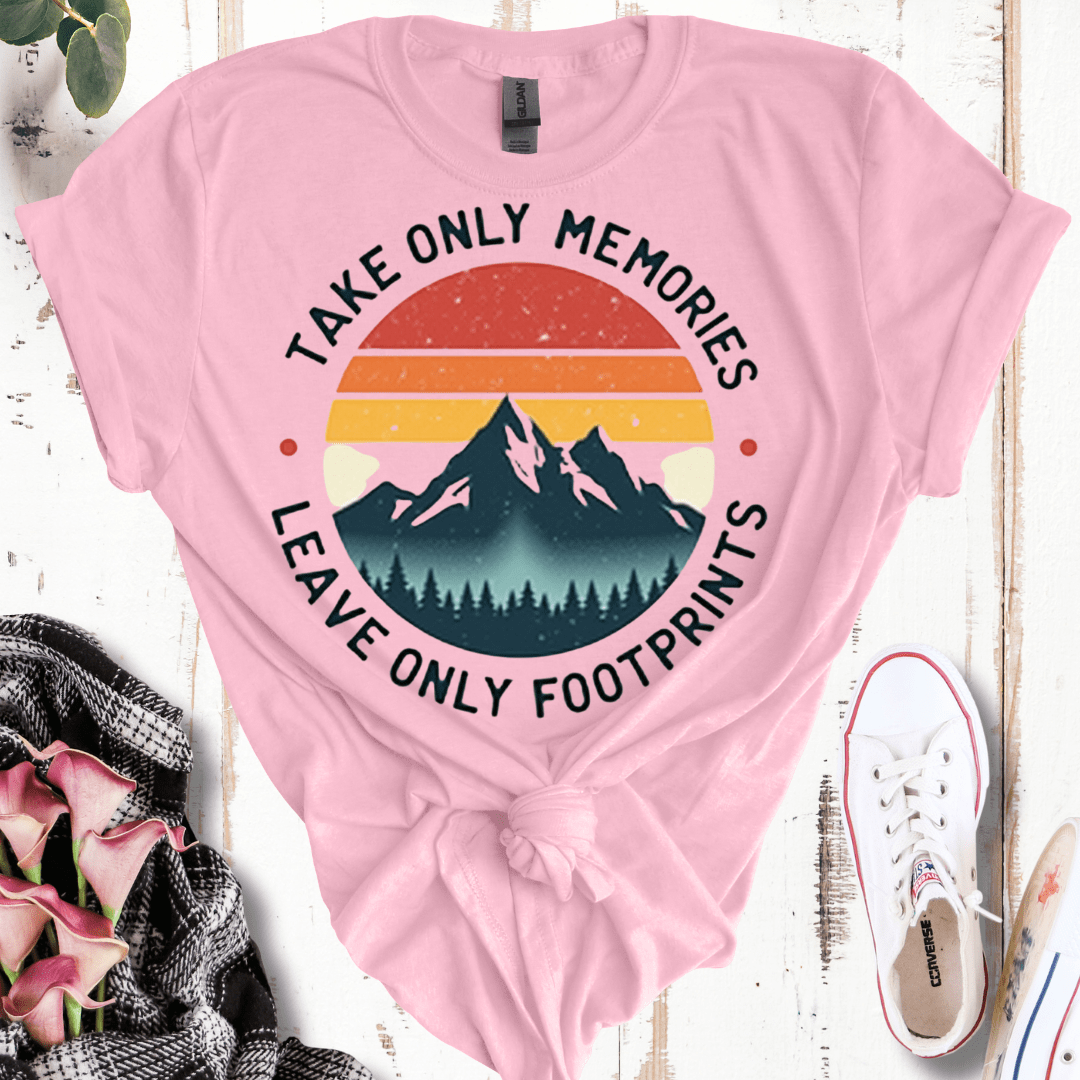 Take Only Memories Leave Only Footprints T-Shirt