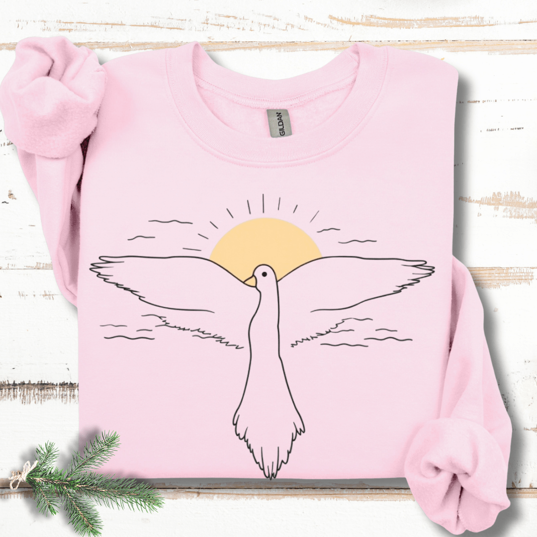 Line Art Bird in Flight Sweatshirt