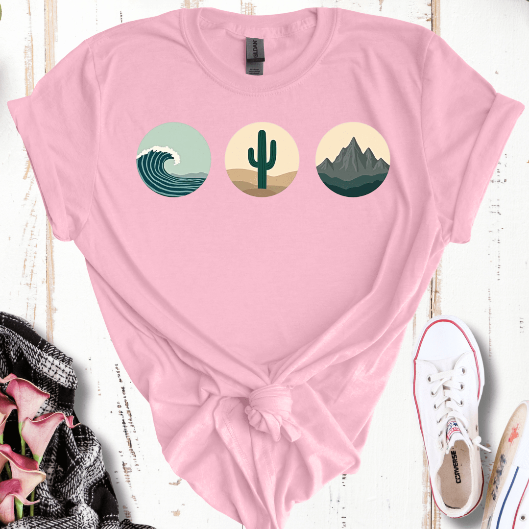 Sea Desert Mountain T-Shirt