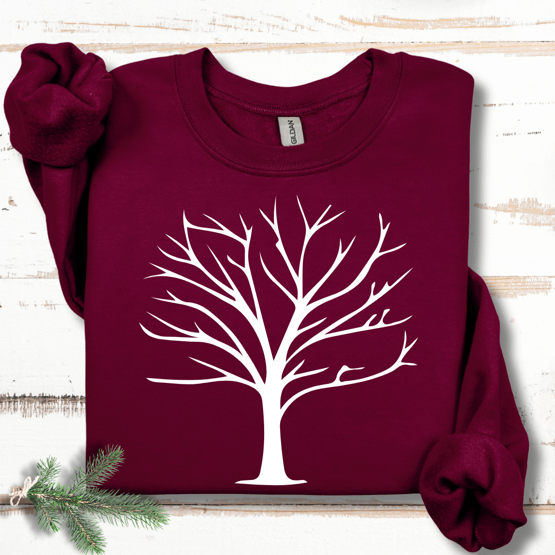 Winter Tree Silhouette Sweatshirt