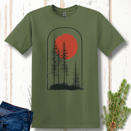 Red Sun Forest T-Shirt