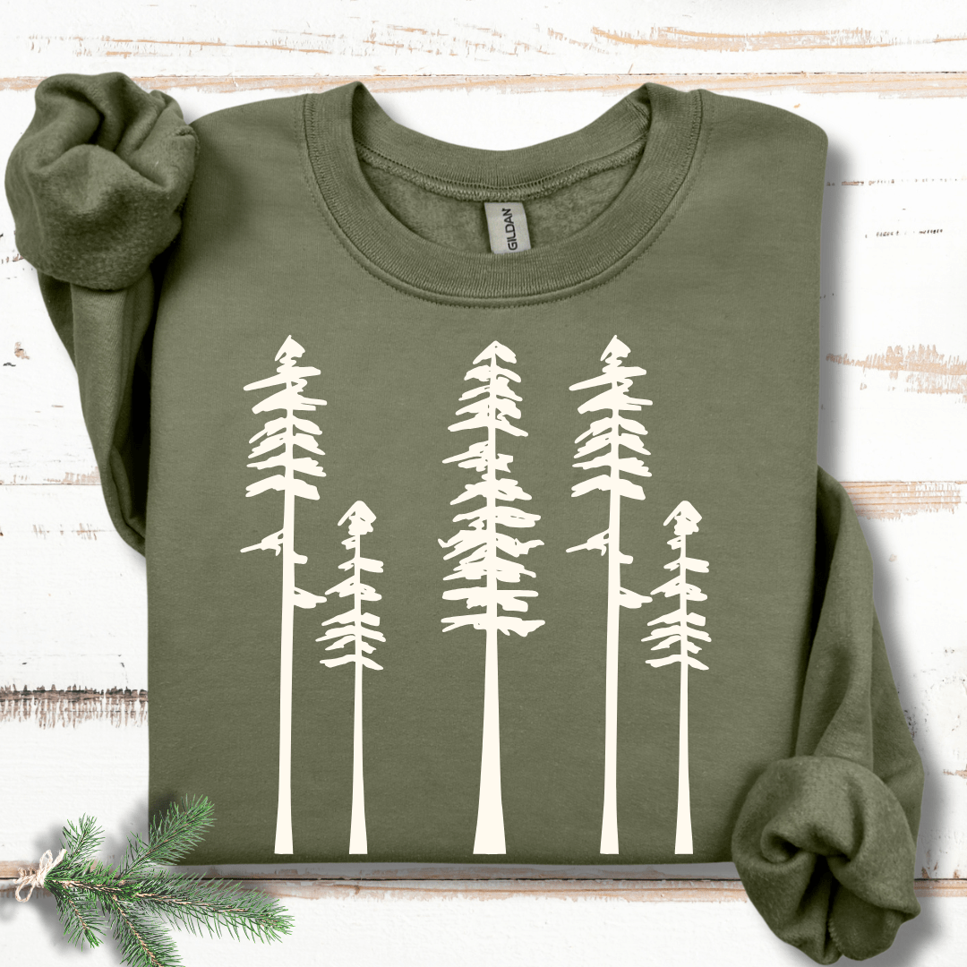 Pine Tree Row Sweatshirt