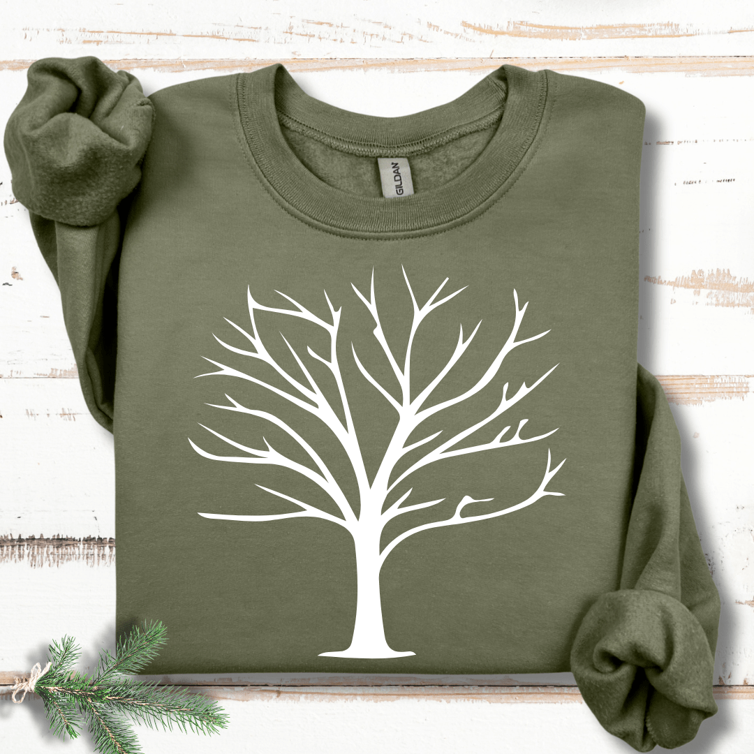 Winter Tree Silhouette Sweatshirt