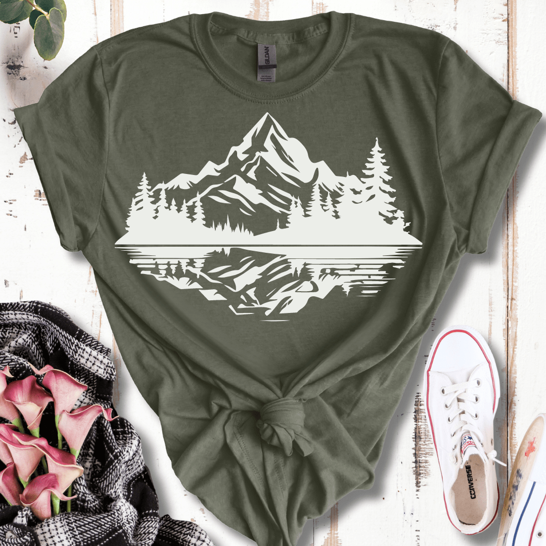 Mountain Mirror Silhouette T-Shirt