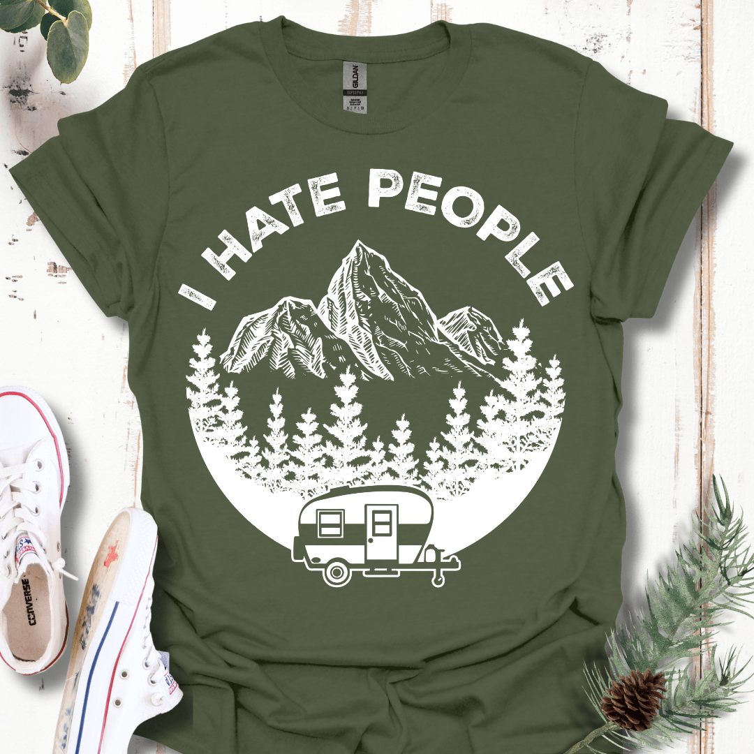 I Hate People Camper T-Shirt