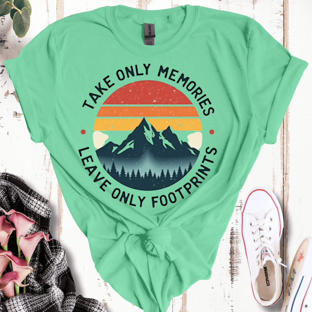 Take Only Memories Leave Only Footprints T-Shirt