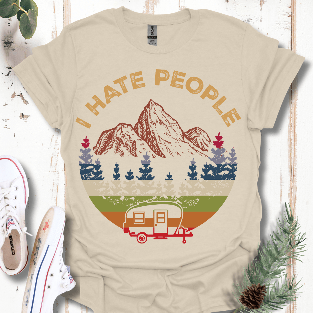 I Hate People Camper T-Shirt