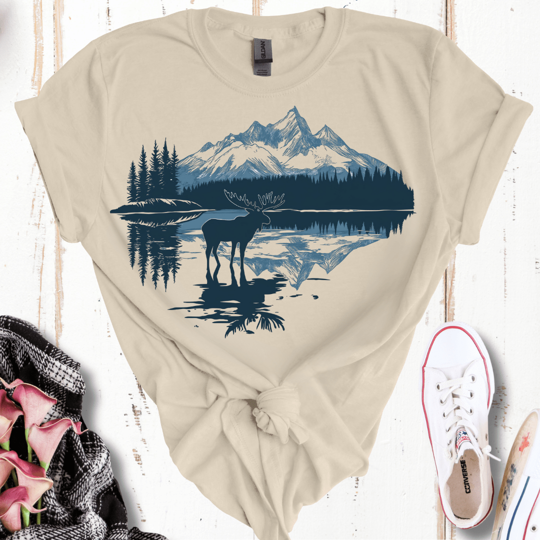 Moose Glass Lake T-Shirt