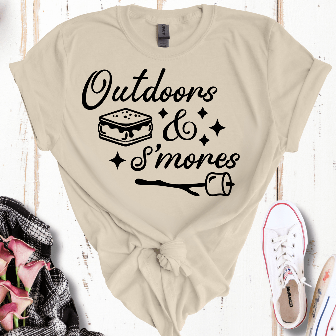 Outdoors & S'mores T-Shirt