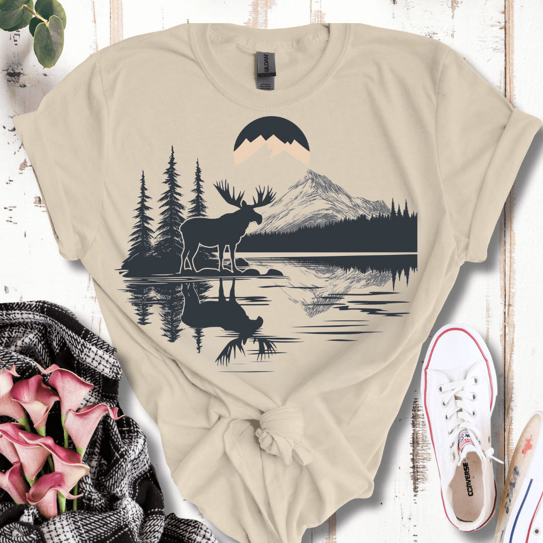 Moose Mountain Reflection T-Shirt