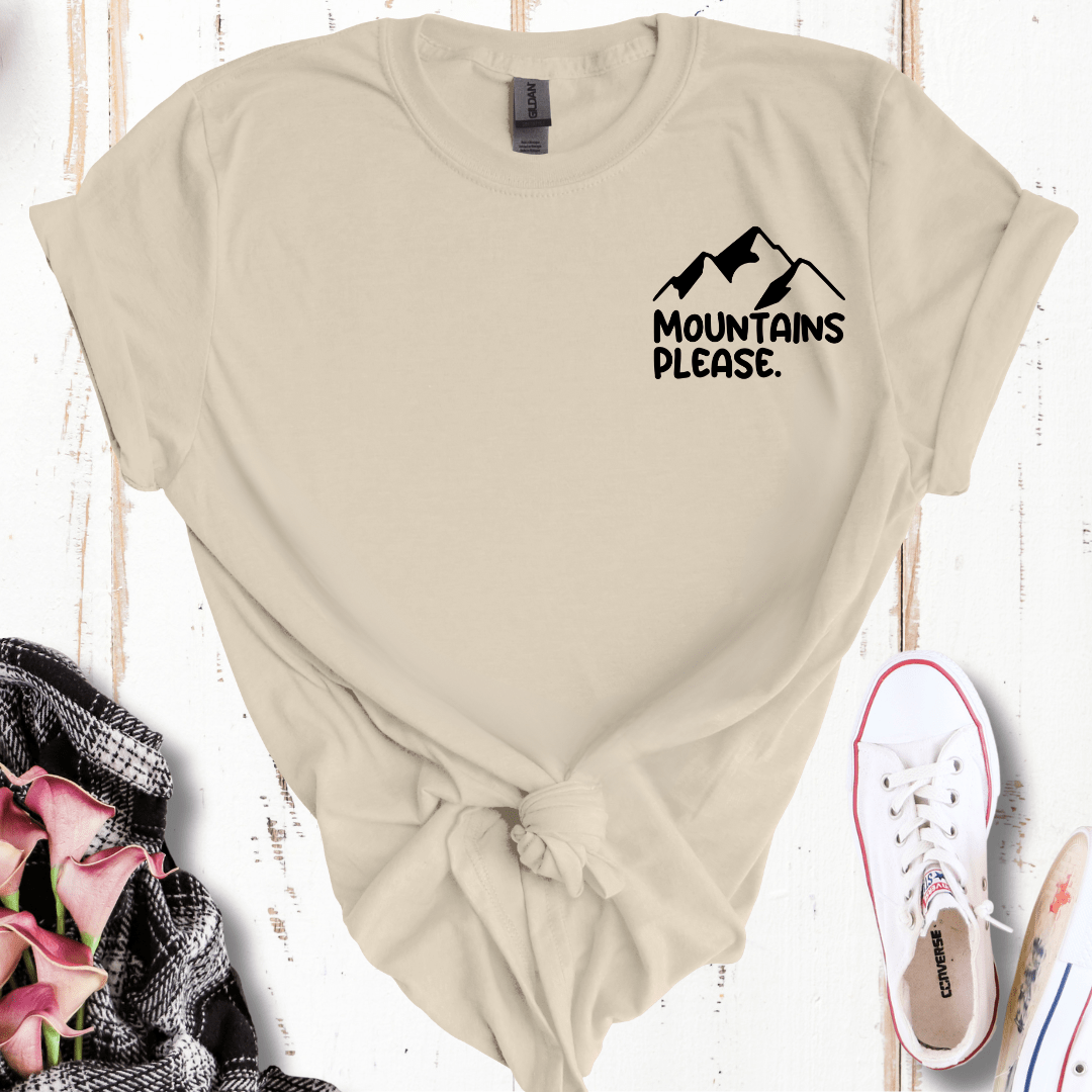 Pocket Mountains Please T-Shirt