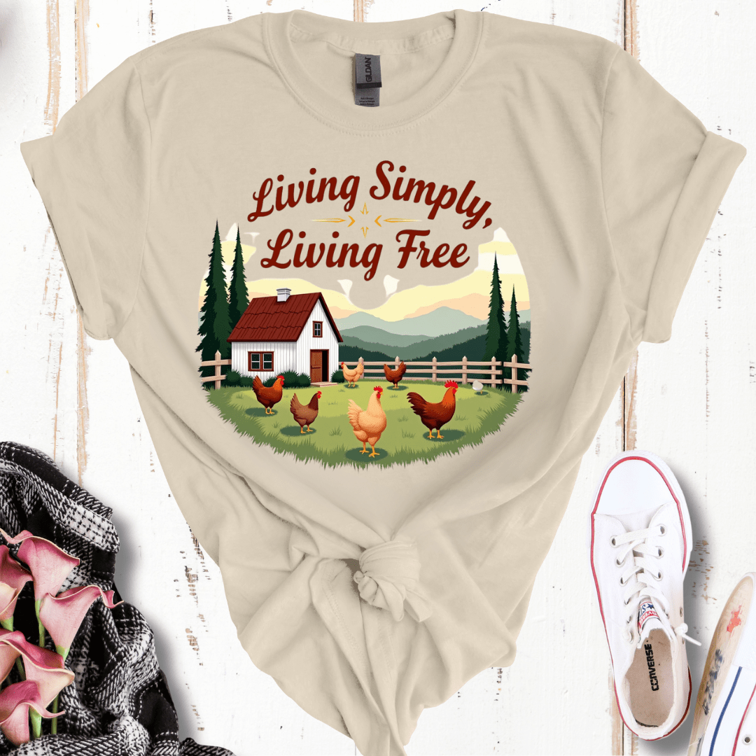 Living Simply, Living Free T-Shirt